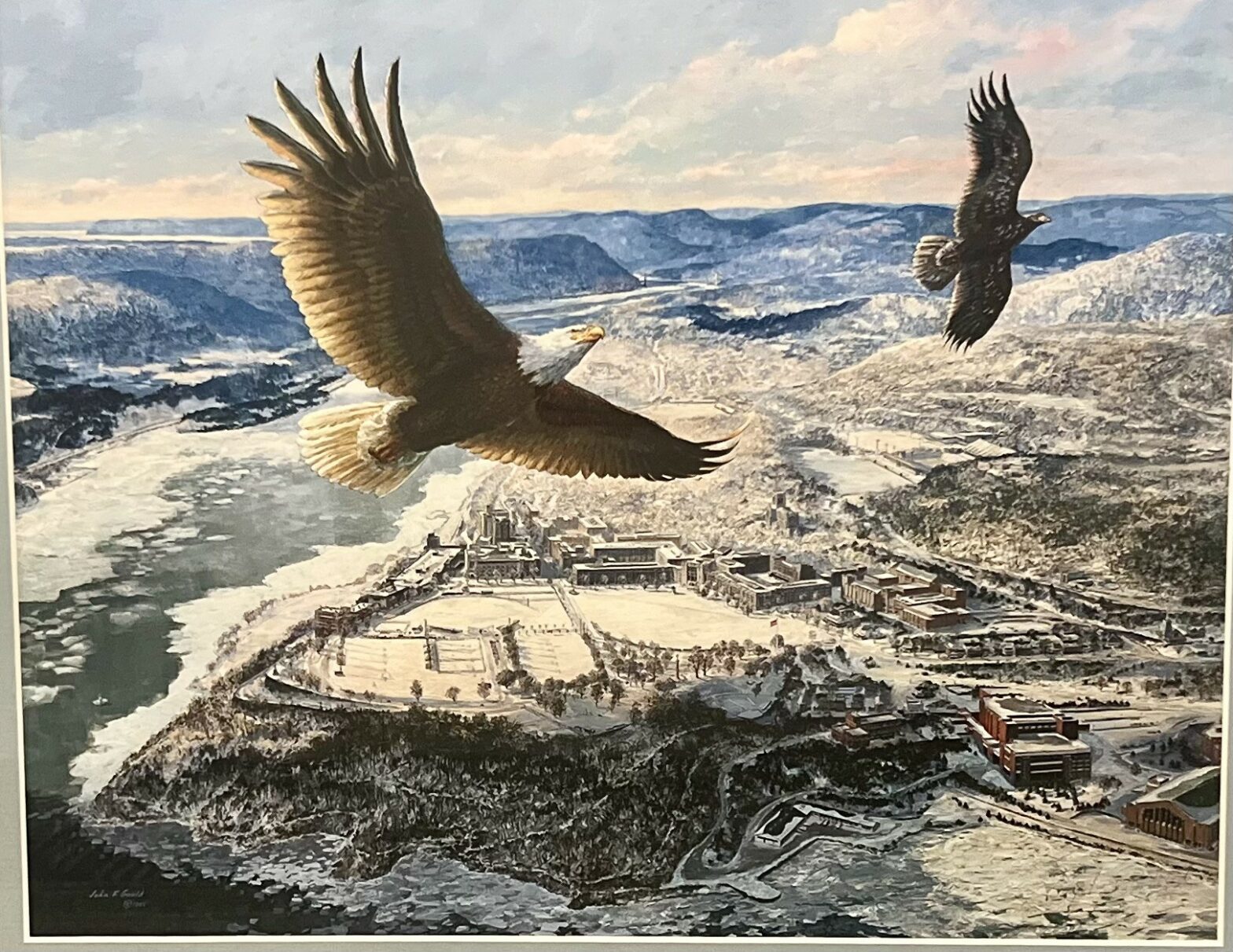 Making of a Masterpiece: John Gould’s ‘Eagles over West Point’