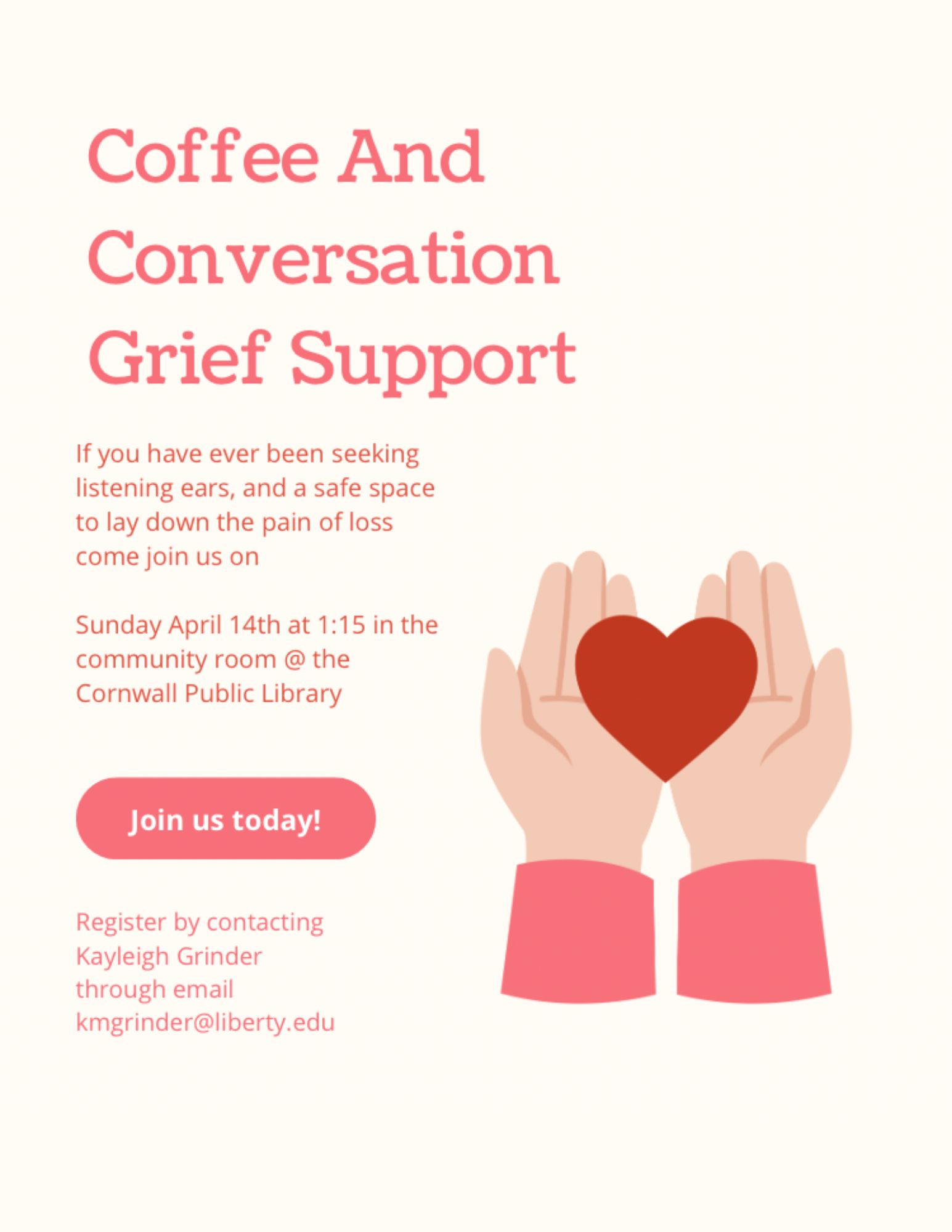 Coffee and Conversation Grief Support